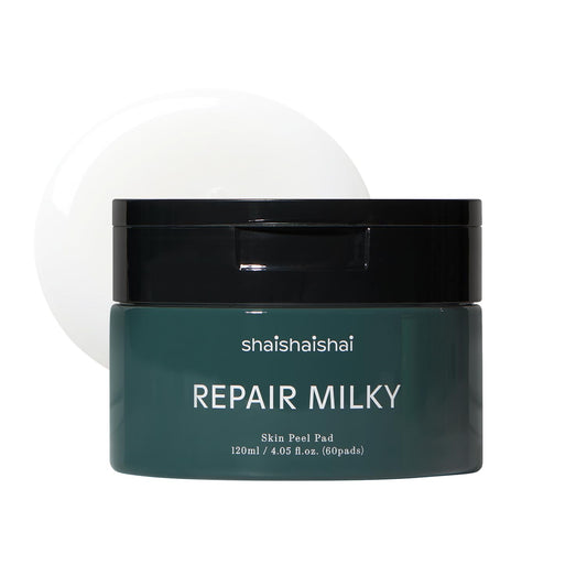 Milky Skin Peel Toner Pads - Gentle Exfoliating PHA 2% & Rice Extract | Vegan Korean Skincare, 60 Pads