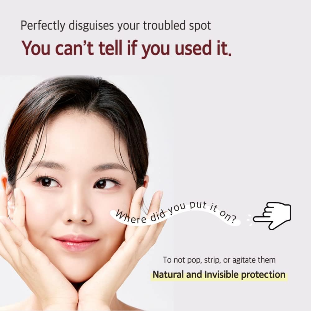 mixsoon Spot Clean Care Patch - Hydrocolloid Acne Patches for Face, Invisible Pimple Patch for Day & Night, Blemish Spot Care for Sensitive Skin (84 Patches) Korean Glass Skin Care