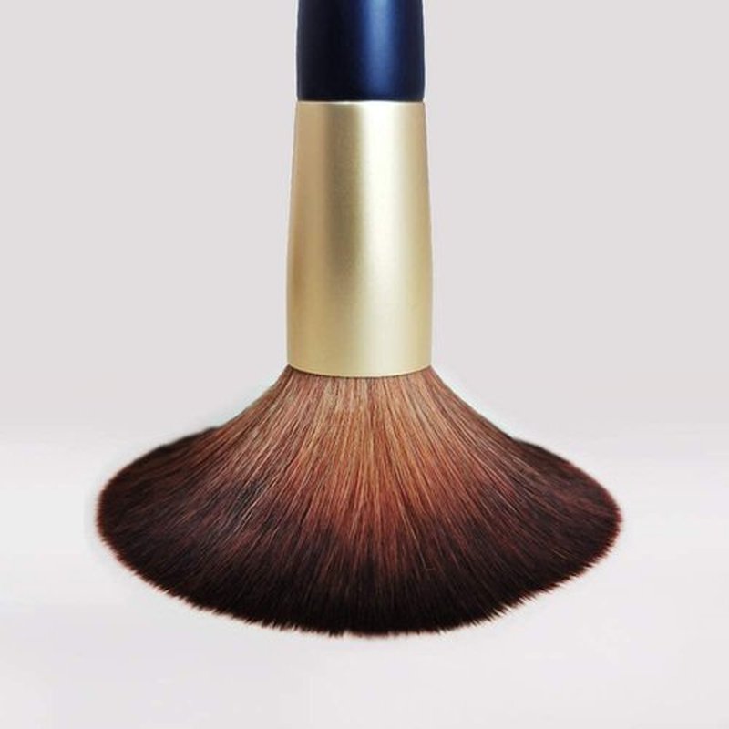 READY TO SHINE GORGEOUS Tapered Powder Brush - Vegan & Cruelty Free -Ultra Soft Synthetic Bristles for Blush Powder - PRO MAKEUP BRUSHES