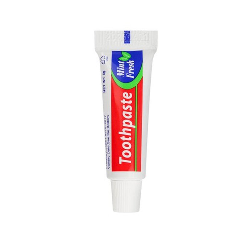HAIFOTRVA 100 Tubes Bulk Travel Size Toothpaste,0.176 oz Extra Small Toothpaste Travel Size Bulk Mint Mini Disposable Toothpaste for Hotel,Guests,Homeless,Charity(Too Small, Only Good for Single Use)