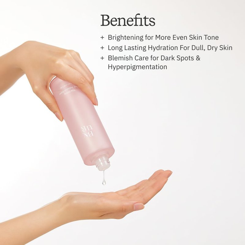 ByUR Vita Giving Keep Radiance Toner - Brightening & Hydrating, Dark Spots & Hyperpigmentation, Uneven Skin Tone, Hyaluronic Acid, Niacinamide, & Vitamin C, Gentle Facial Pore Care Korean Skincare
