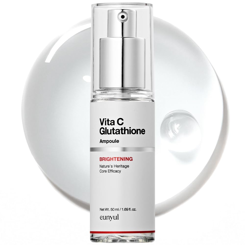 EUNYUL Facial Ampoule Serum (1.69 fl oz / 50ml) – Korean Skincare for Hydration, Firming & Brightening, Lightweight Daily Face Serum (Vita C)