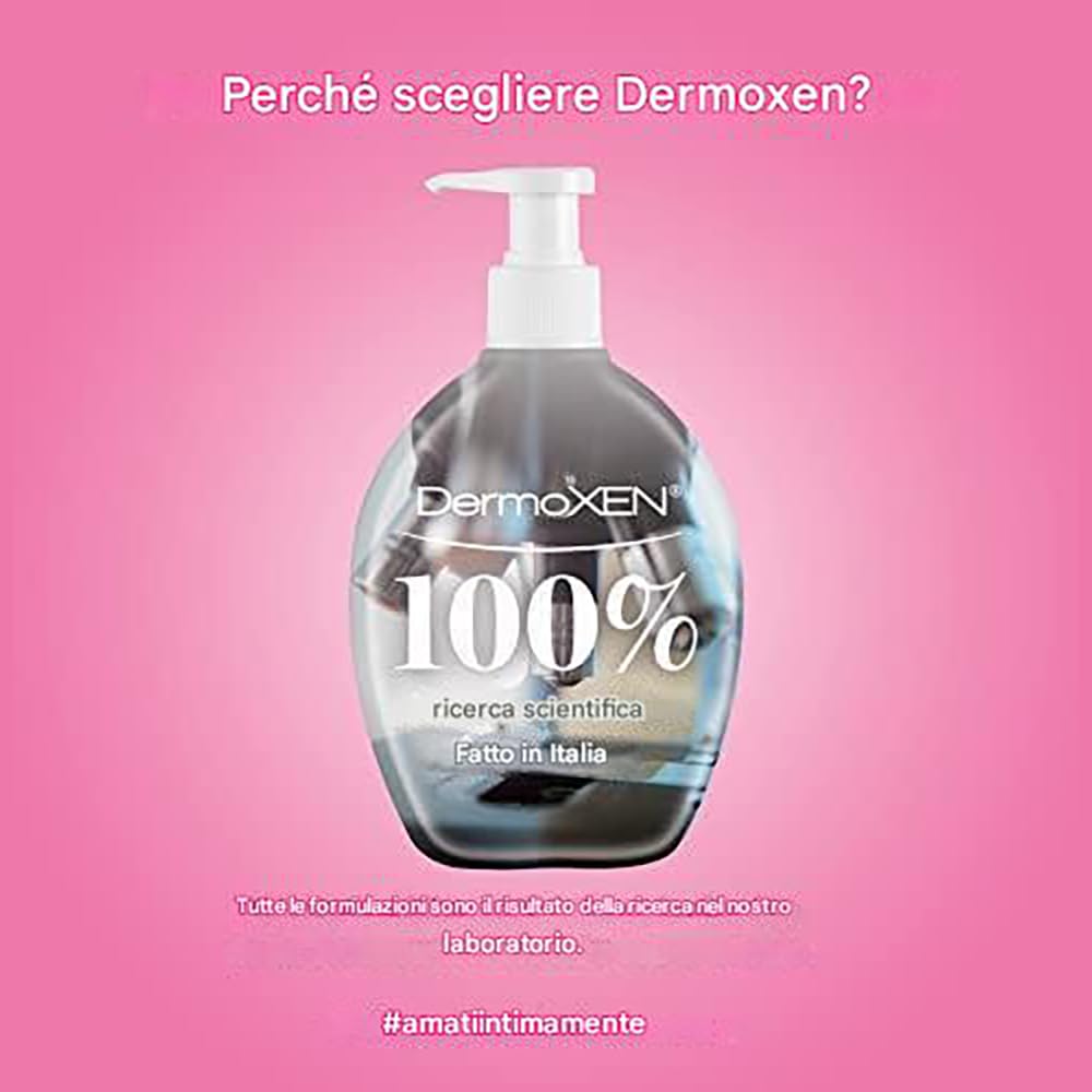 DERMOXEN 4 GIRLS Intimate Pediatric Cleanser for Children 2-13 Years. Gentle Intimate Soap against Itching and Redness. Without Sles, Parabens, Allergens. 200 ml