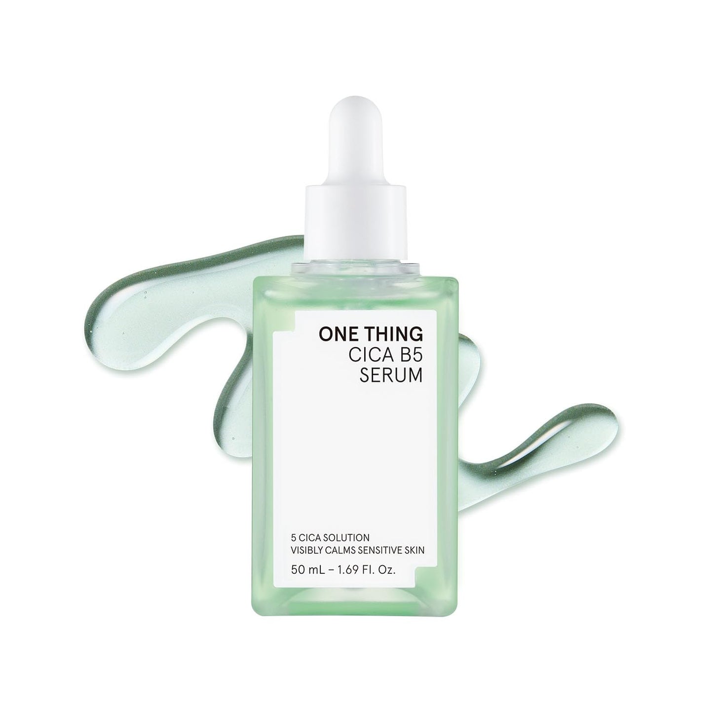 ONE THING CICA B5 calming Serum 1.69 fl.oz / 50ml | Korean Skincare, Panthenol Soothing, Hydration Boost for Sensitive Skin