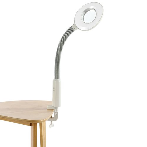 Professional 2 in 1 Facial Steamer Upgrade Esthetician Steamer with 5X LED Magnifying Lamp Beauty Salon Spa