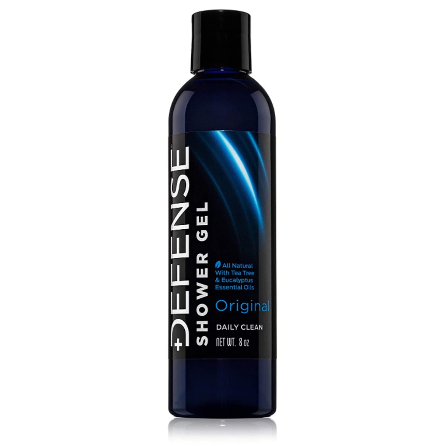 Defense Soap Tea Tree Body Wash - 8 oz | All Natural Organic Shower Soap for Athletes | Odor Control & Skin Fungal Protection for Sports, Post Workout & Recovery