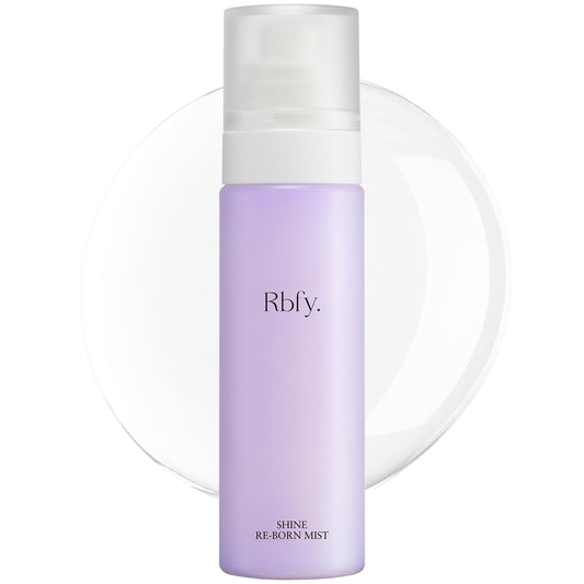 Rbfy. Shine Re-Born Mist - Face Toner Spray for Glow Glass Skin, Moisturizing, Radiant, and Firming | Antioxidant Alba Lotus Flower Extract | All Types of Skins | Vegan Korean Skincare (3.38 fl oz)