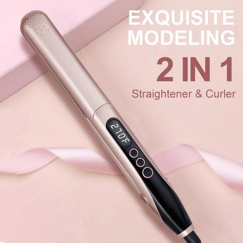 Hair Straightener Iron, Professional Ceramic Flat Iron Straightener for Less Frizz, Shinier & Smoother Hair & Curls, Hair Styling Tools