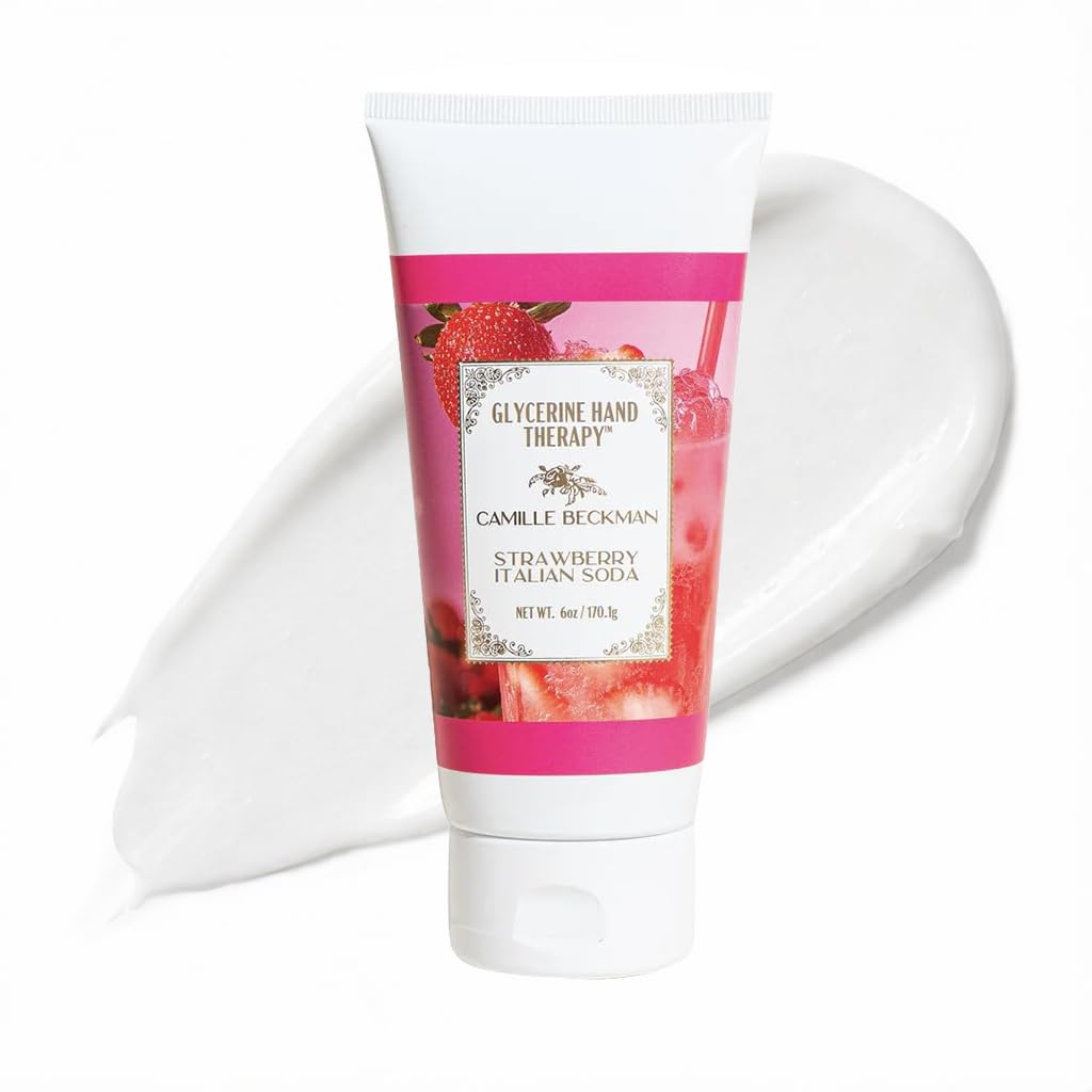 Camille Beckman Strawberry Italian Soda Glycerine Hand Therapy, 6 oz