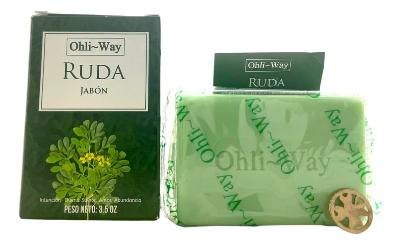 Natural Rue Soap - Handmade Herbal Cleansing Bar | Organic Ingredients