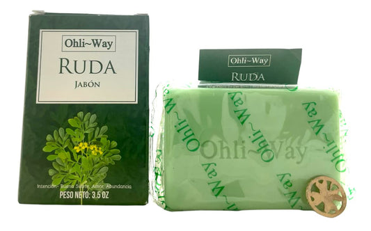 Natural Rue Soap - Handmade Herbal Cleansing Bar | Organic Ingredients