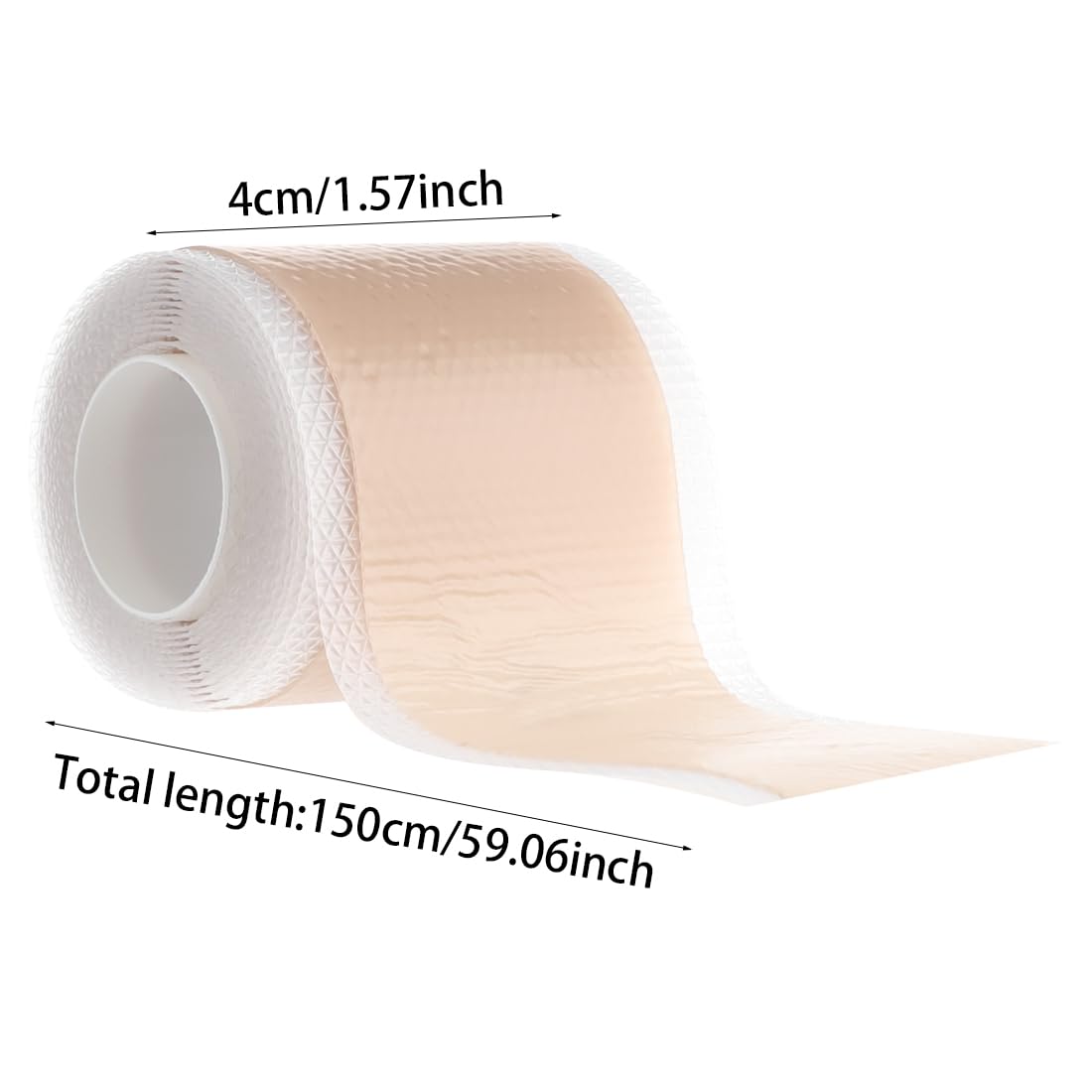 Silicone Scar Sheets 1.57 x 59 inch Silicone Scar Tape Extra Long Silicone Scar Strips Wound Dressing Supplies Silicone Scar Sheeting Silicone Scar Patches for C-Section Tummy Tuck Keloid