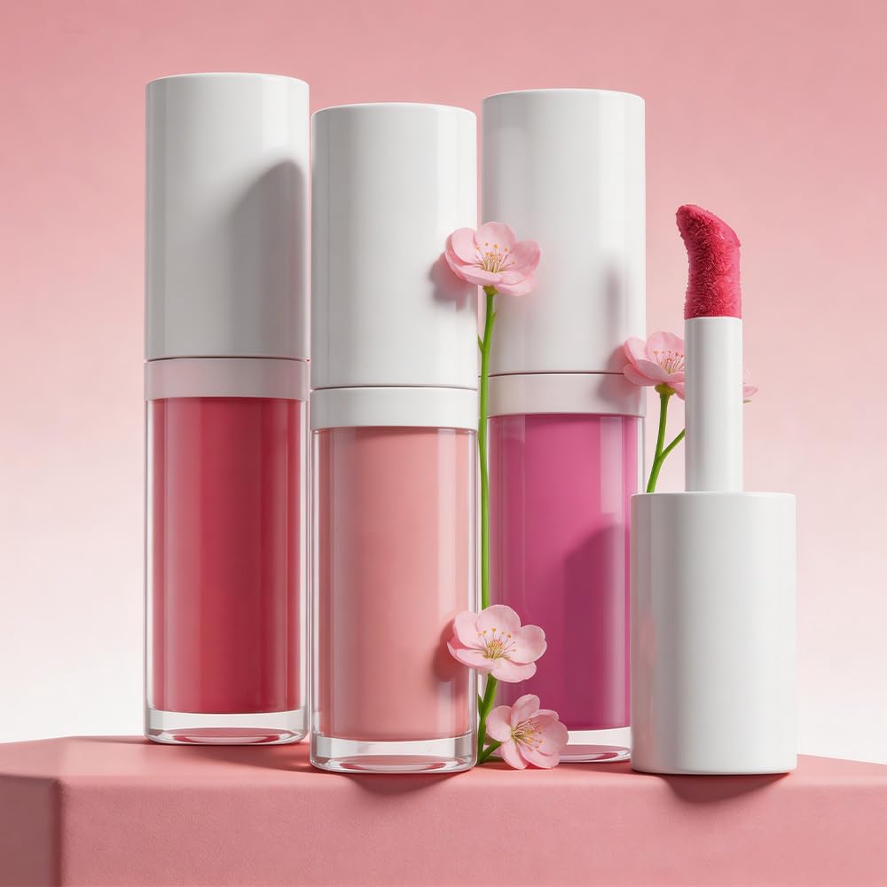 Dusty Pink Mauve Highly Pigmented Liquid Blush Makeup for Cheeks Lips Eyes