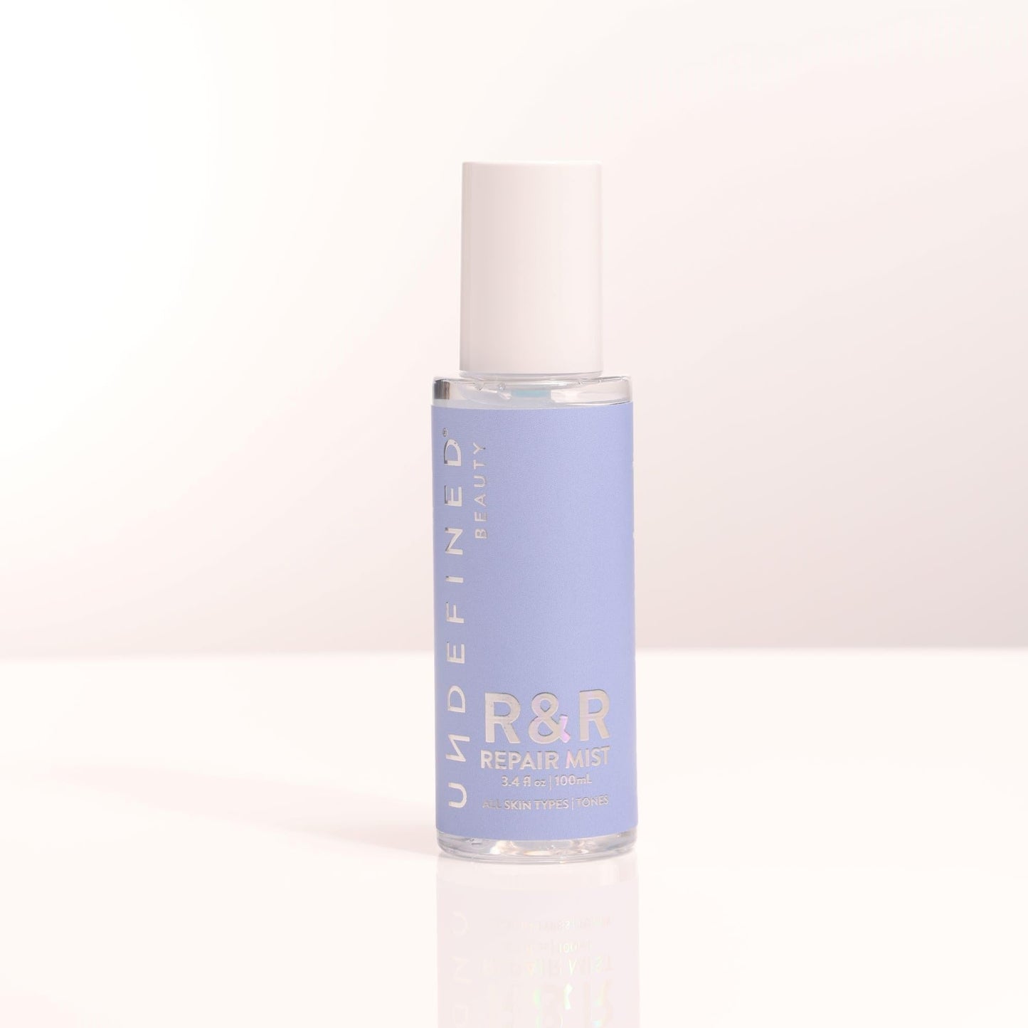 Undefined R&R Repair Mist Hypochlorous Acid Spray to calm inflammation, improve texture, increase hydration and balance; travel friendly size 3.4oz