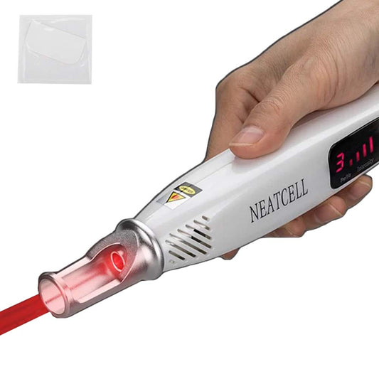 Red Light Pen Device w/US Plug,Customer Glasses,Operation Videos
