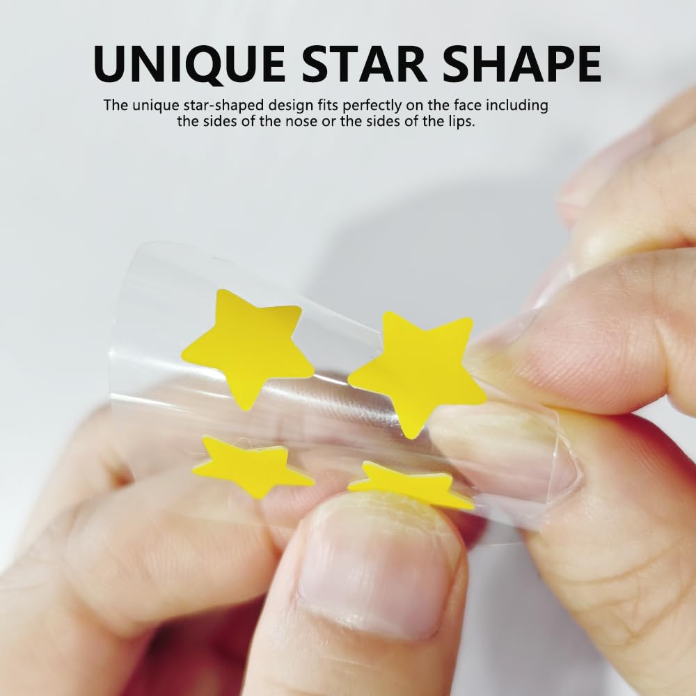 SPLASHGRIP Hydrocolloid Patch Acne Patches Cute Star Spot Stickers Pimple Patches for Face Zit Patch（32 Count）