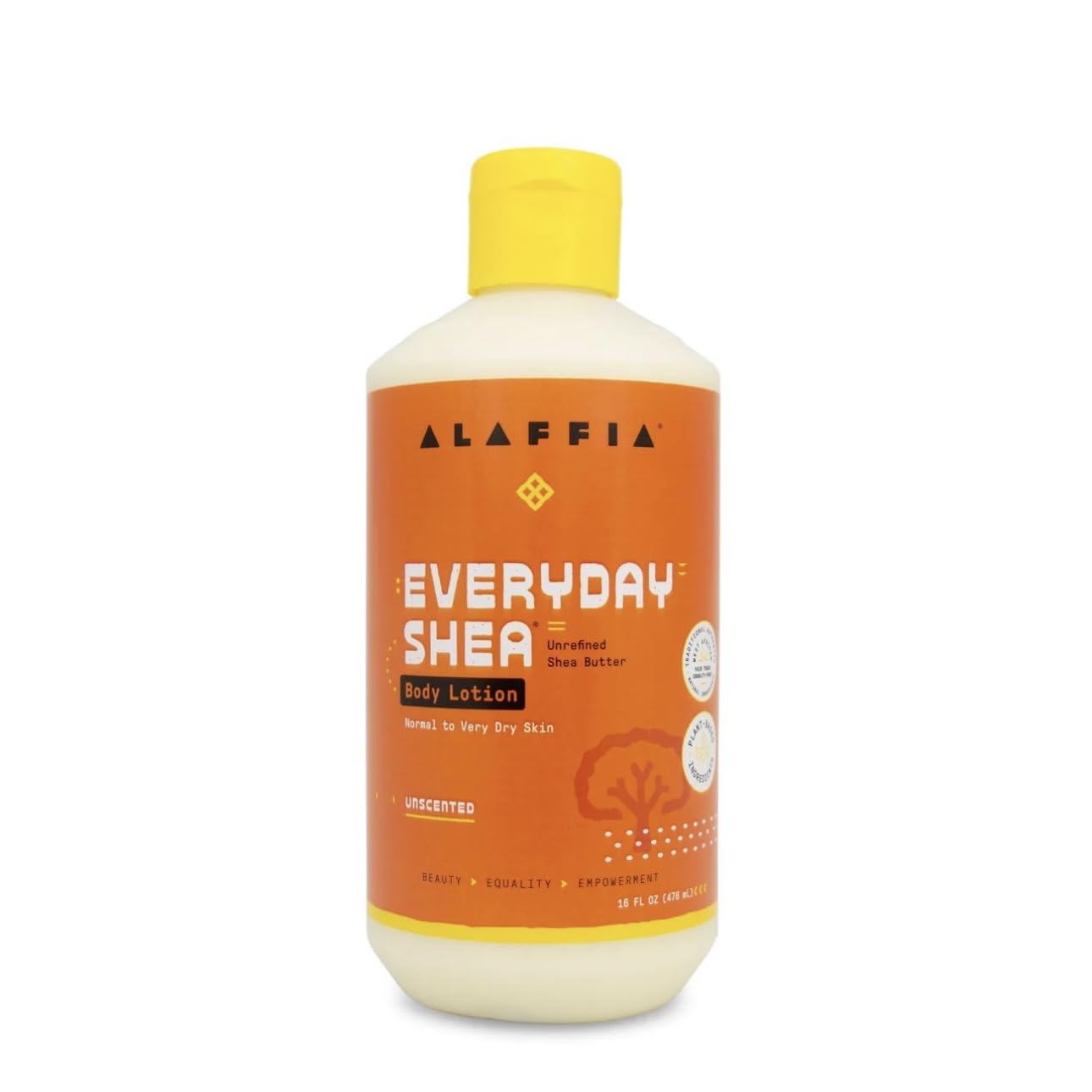 Alaffia EveryDay Shea Body Lotion - Unscented, 16 fl oz