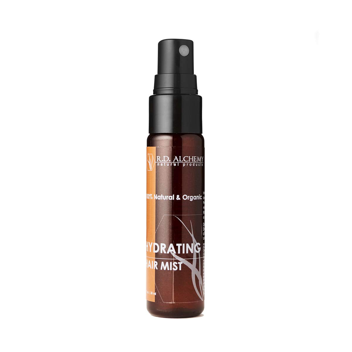 RD Alchemy - 100% Natural & Organic Hydrating Hair Mist. Travel Size, Quick Solution to Dry, Frizzy Hair and flyaways on the go.