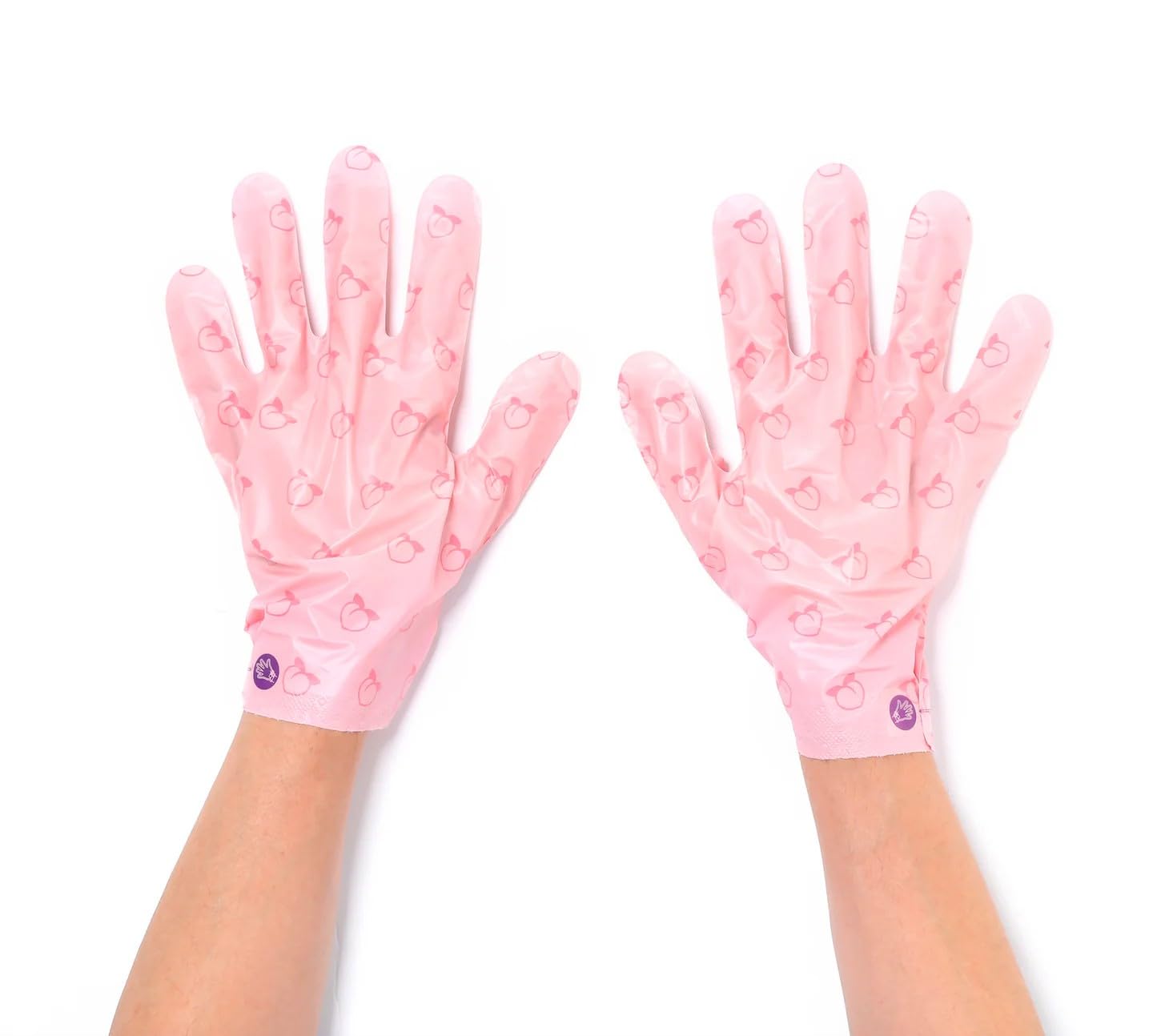 TONYMOLY I’m Lovely Peach Hand Mask – Hydrating & Moisturizing Korean Hand Treatment Gloves with Peach, Plum & Honeysuckle Extracts – Phone Screen Friendly, 5pk