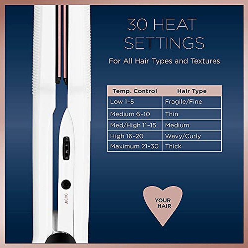 Conair Double Ceramic Flat Iron, 1-inch