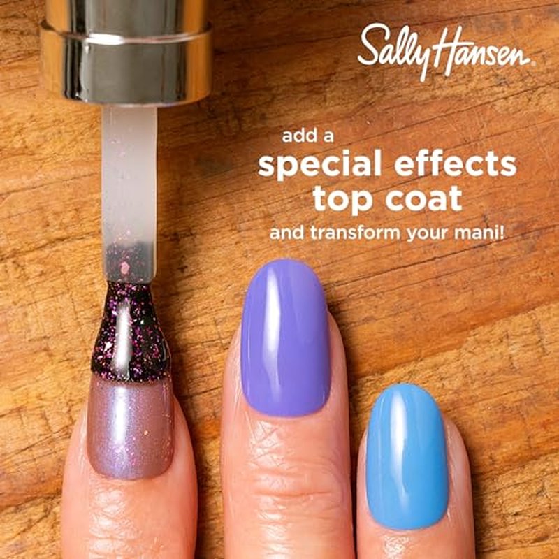 Sally Hansen Miracle Gel™, Summer Camp Let's Go Glamping, Long Lasting, Gel-Like Formula, No UV Lamp Needed, Pink Nail Polish