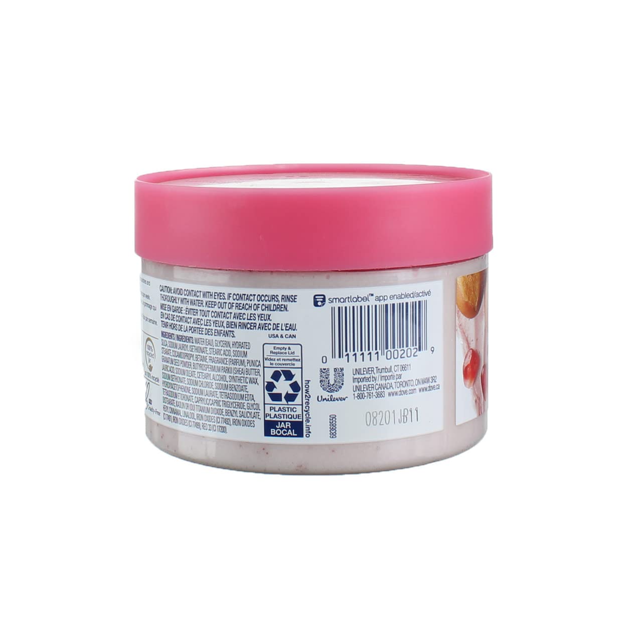 Dove Exfoliating Body Polish Scrub with Almond & Mango Butter - 10.5 oz (4 Count) for Dry Skin