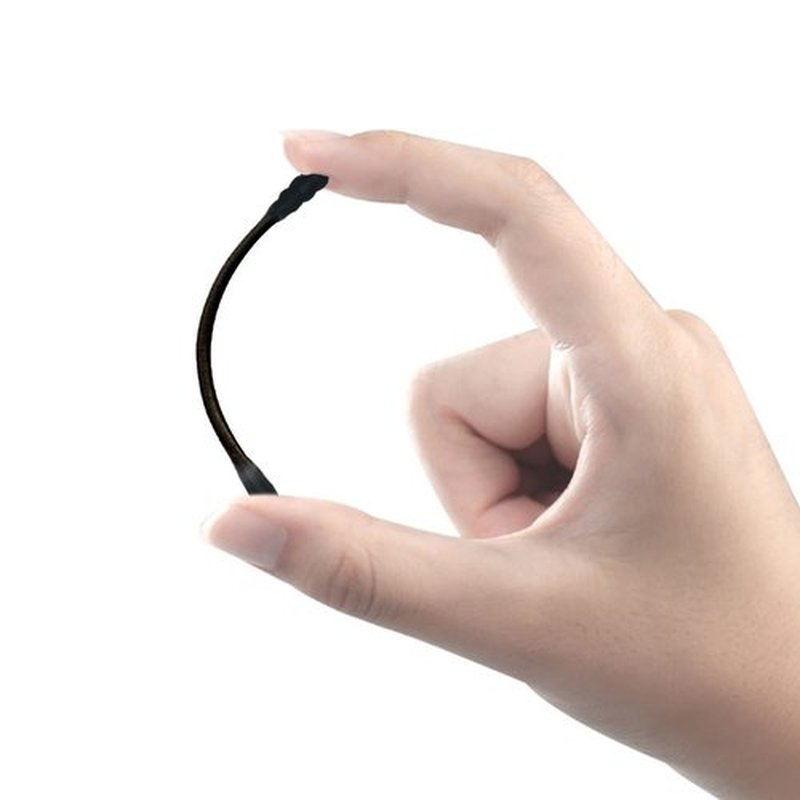 HOMEFOX Black Cotton Swabs Spiral - 600 Count Organic Cotton Buds Double Side Tightly Wrapped Charcoal Cotton Tips Paper Stick Soft Gentle Lint-Free Cruelty-Free Goth Bathroom, Round & Spiral (Black)