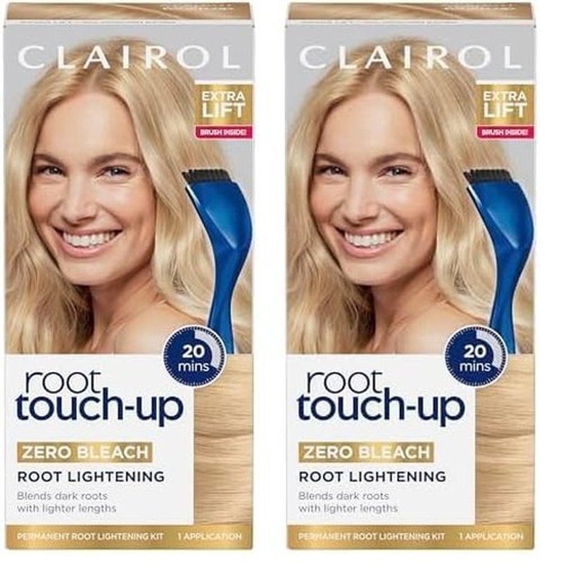Clairol Root Touch-Up Permanent Hair Dye, Extra Lift Hair Color, Pack of 2