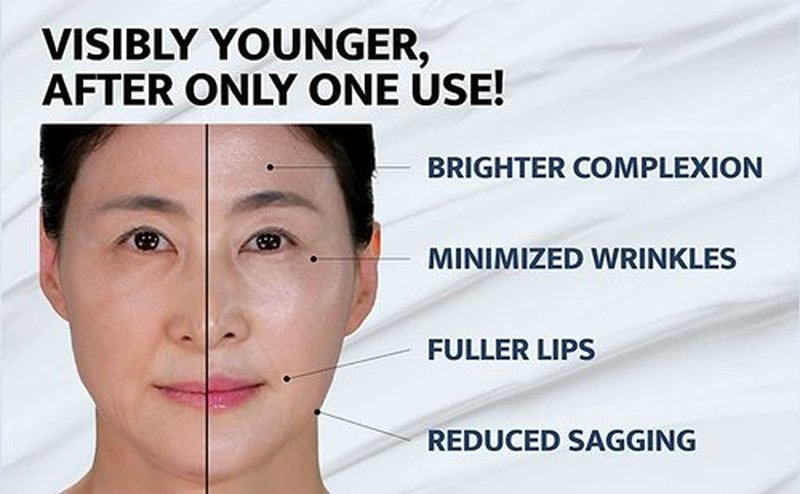 DOCTORCOS Super Lifting Skin Mask Set | Silicone Mask (Reusable) + Aqua Glow Mask (3.71 oz) + Fill up Wrinkle Cream (1.69 oz) | Full face Lifting Package | Neck and eye lift | Korean Skin Care