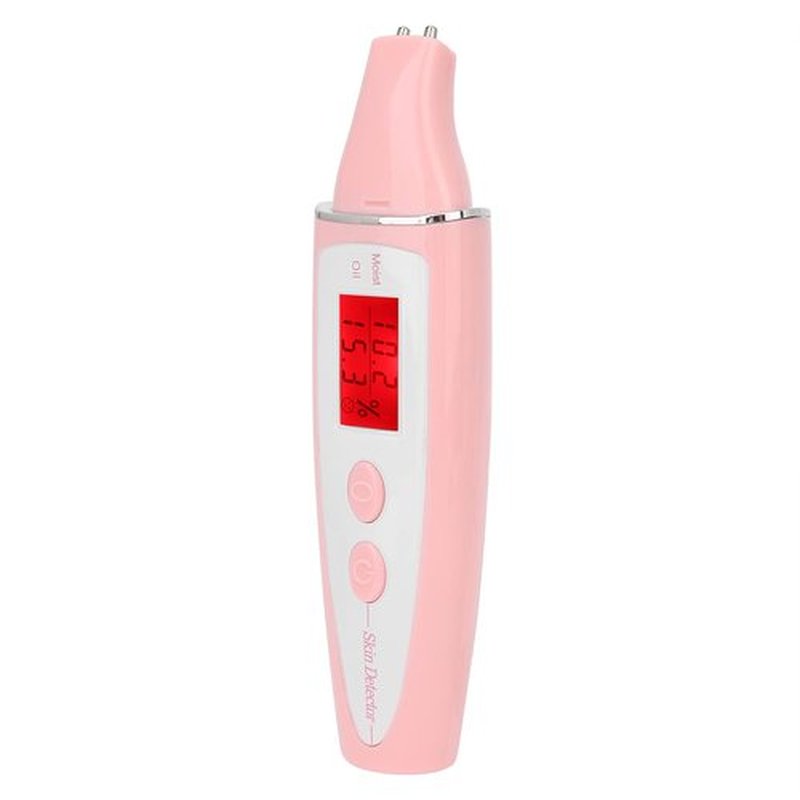 Facial Skin Tester High Sensitive LCD Digital Skin Analyzer Water Oil Analyzer with Digital LCD Display Water Oil Monitor for Skin Care for Traveling,Home,Beauty Salon(01)