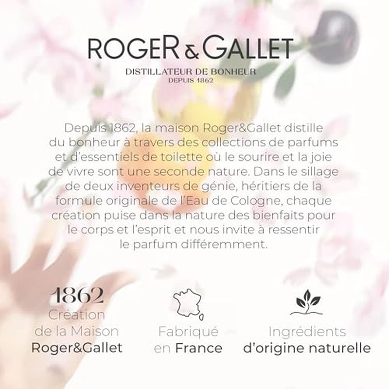 ROGER & GALLET | Fragrant Water Body Spray for Women | Rose 3.3 Oz.