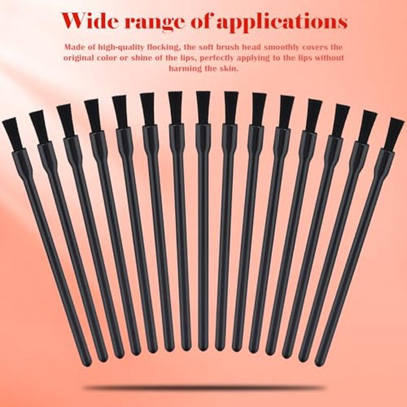 100 Pcs Lip Brushes Disposable Nail Polish Brushes Disposable Lip Brushes Lip Wand Disposable Applicators Lipstick Lip Gloss Wands Nail Polish Brush Multifunctional Makeup Brushes for Women