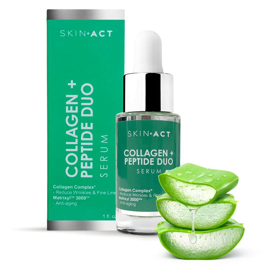 SKINACT Collagen Plus Peptide Serum - Anti-Aging Skincare Solution for Youthful Skin