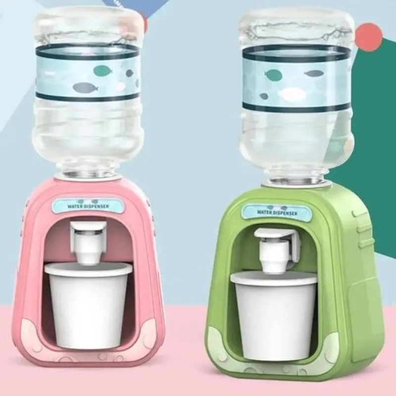 Bleumy Micellar Water Dispenser, Fun Makeup Remover Container, Makeup Remover Dispenser, Mini Water Dispenser, Suitable for Toner, Makeup Remover Liquid Skin Care Dispenser (Pink)
