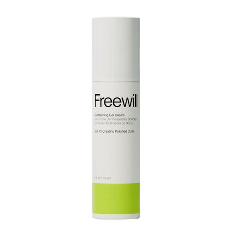 Freewill Curl Defining Gel Cream, Lightweight Curly Hair Gel for Frizz-Free, Bouncy and Pillow Soft Curls, Invisible-Feel Curl Gel Maintains Curl Groupings, 4 oz