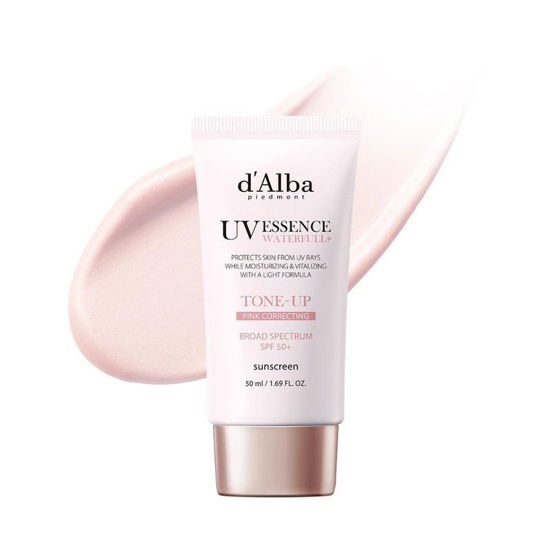 d'alba White Truffle First Spray Serum & Tone-Up Sunscreen - Broad Spectrum SPF 50+, Vegan, All Skin Types