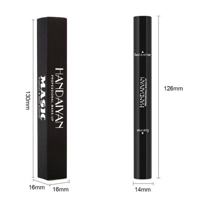 ONarisae Eye Liner Pencils no budge Winged Eyeliner Stamp Easy Cat Eye Stencil Green