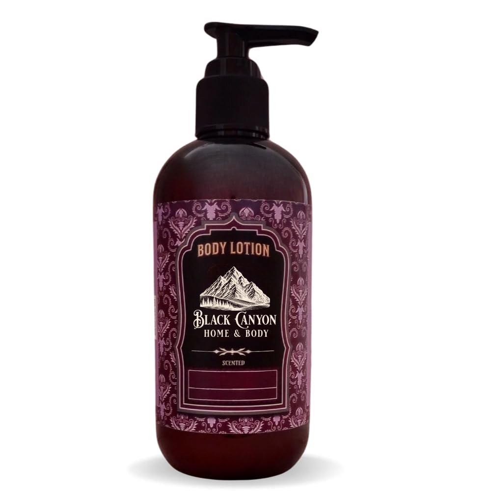 Black Canyon Peach & Cherry Blossoms Scented Body Lotion with Lanolin and Jojoba Oil, 12 Oz