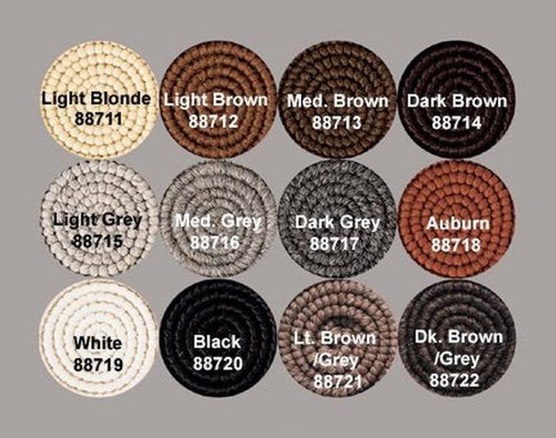 Crepe Wool Hair Dark Brown