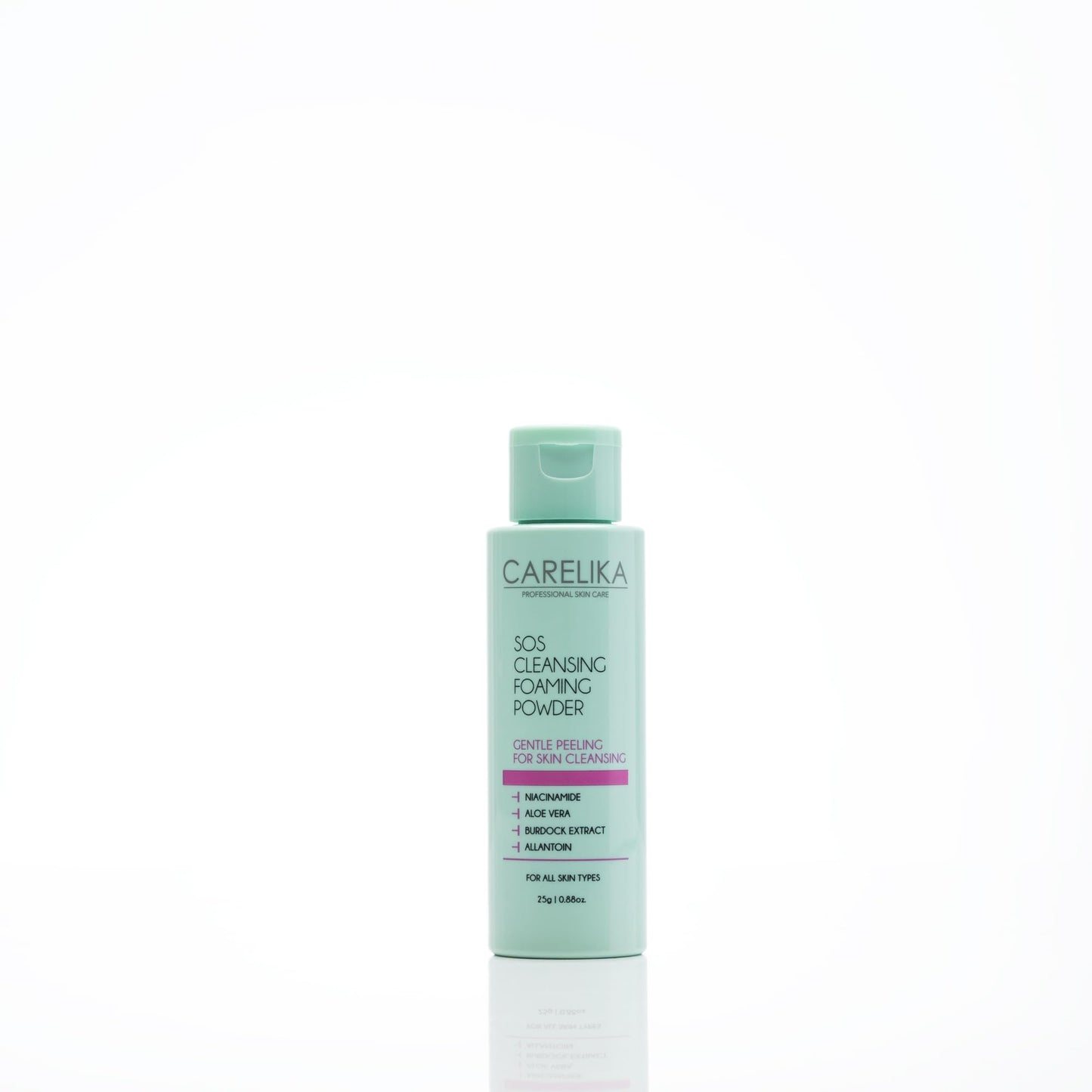 Carelika SOS Cleansing Powder – Deep Pore Cleanser for Oily & Problematic Skin, Gentle Exfoliating Face Wash, 25g
