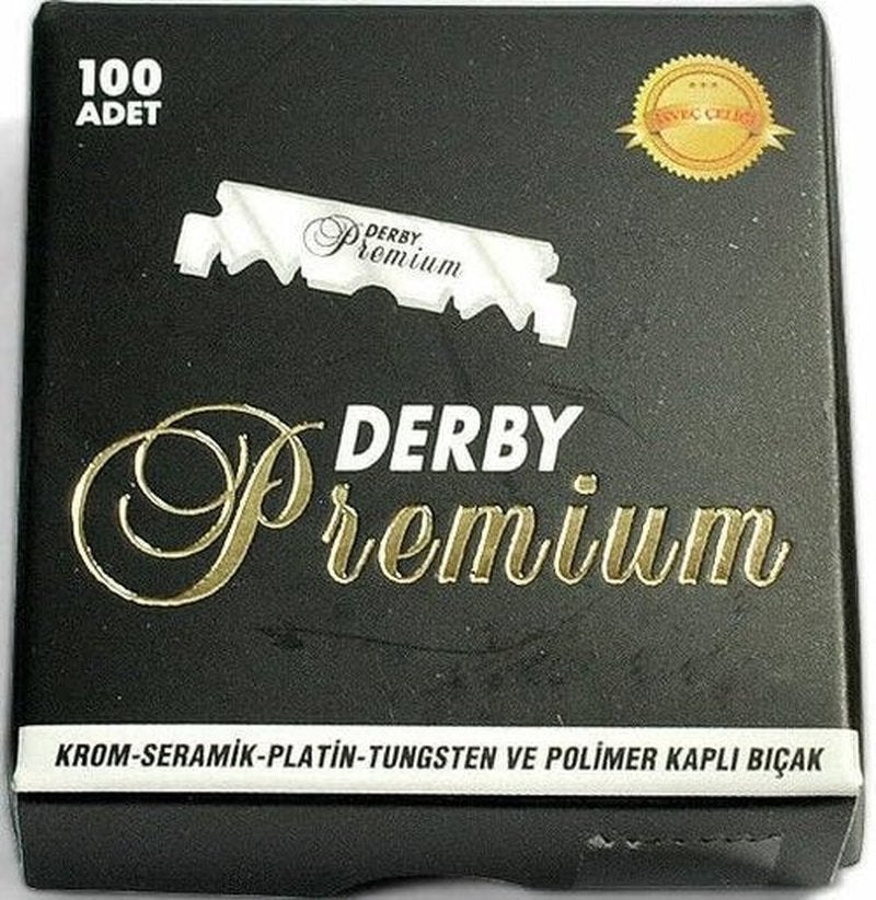 The Shave Factory Straight Edge Razor Kit (USA / 200 Derby Premium Single Edge Razor Blades)