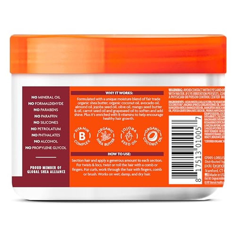 Cantu Moisturizing Twist & Lock Gel with Shea Butter for Natural Hair, 13 oz (Packaging May Vary)