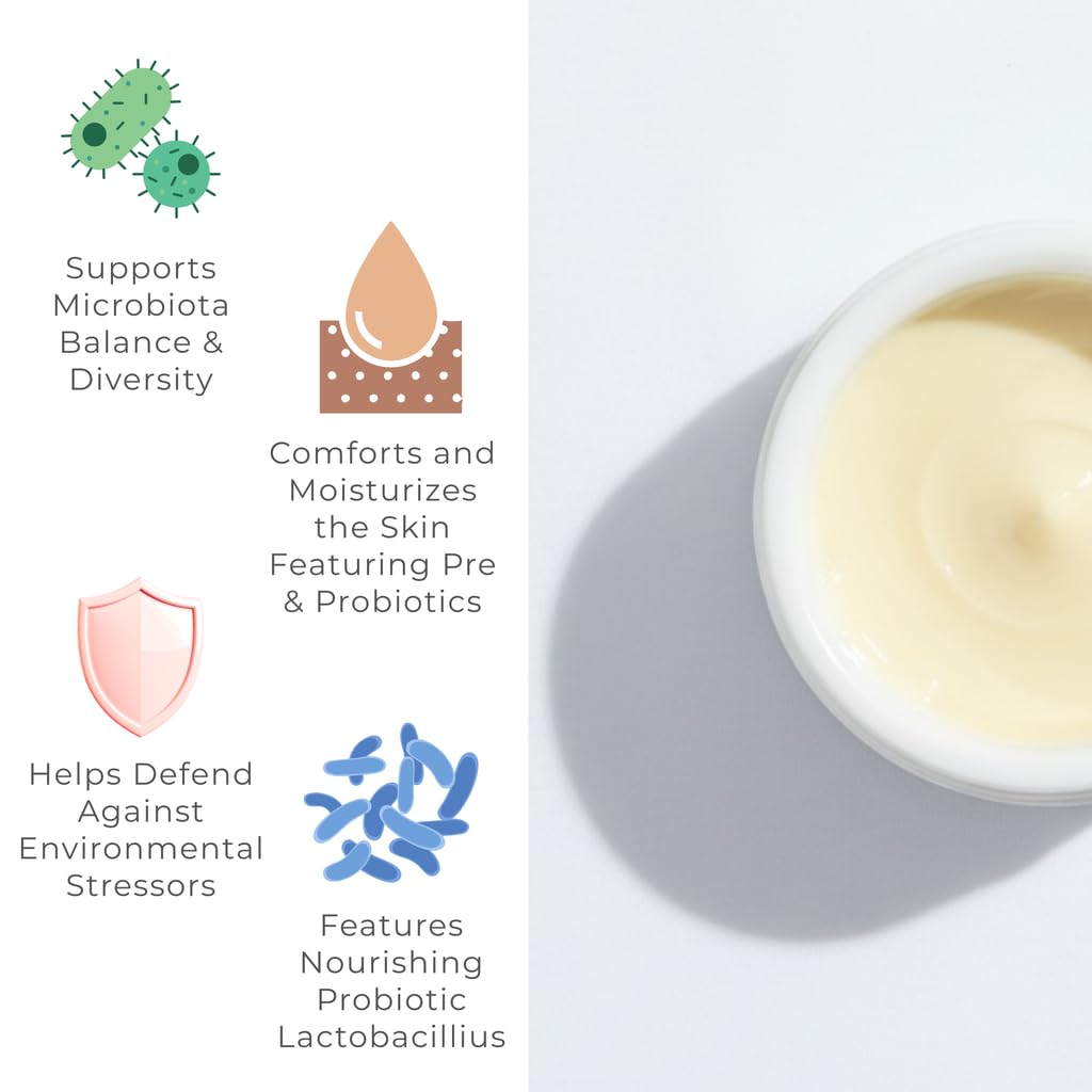 Consult Beaute - MICROBIOME Skin Barrier Moisture Balancing Skin Care Trio - Serum Concentrate, Hydrating Facial Cream & Kombucha Face Wash - For All Skin Types - Lightweight - For Women and Men