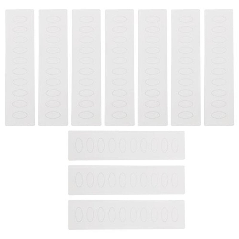 Be In Your Mind 100Pcs Nail Cuticle Pusher Sandpaper Self-adhesive Oval Sandpaper Nail Dead Skin Remover Nail Pre Polishing Tool for Manicure Pedicure (180 Grit)