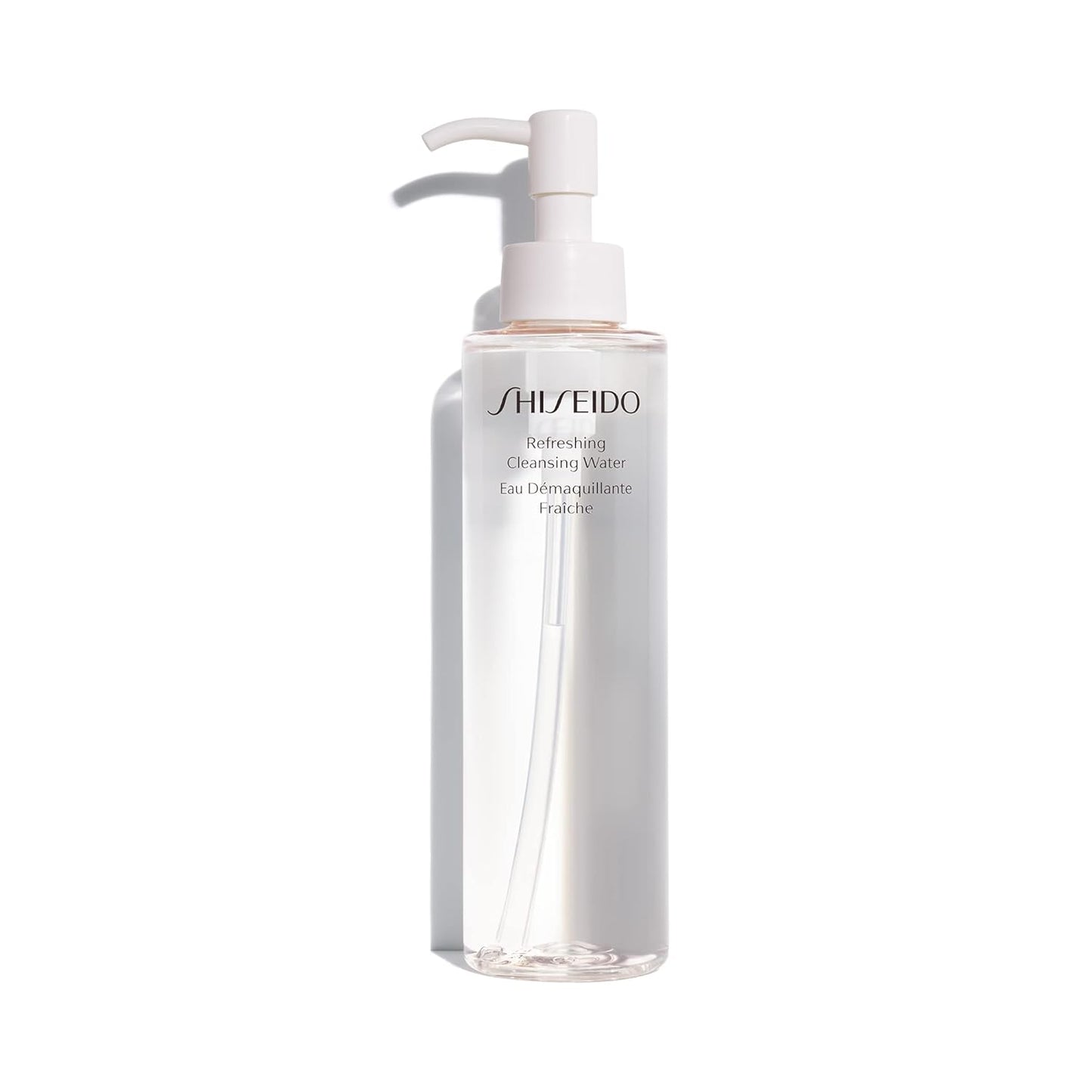 Shiseido Refreshing Cleansing Water 180 mL - Water-Based Makeup Remover, Non-Comedogenic