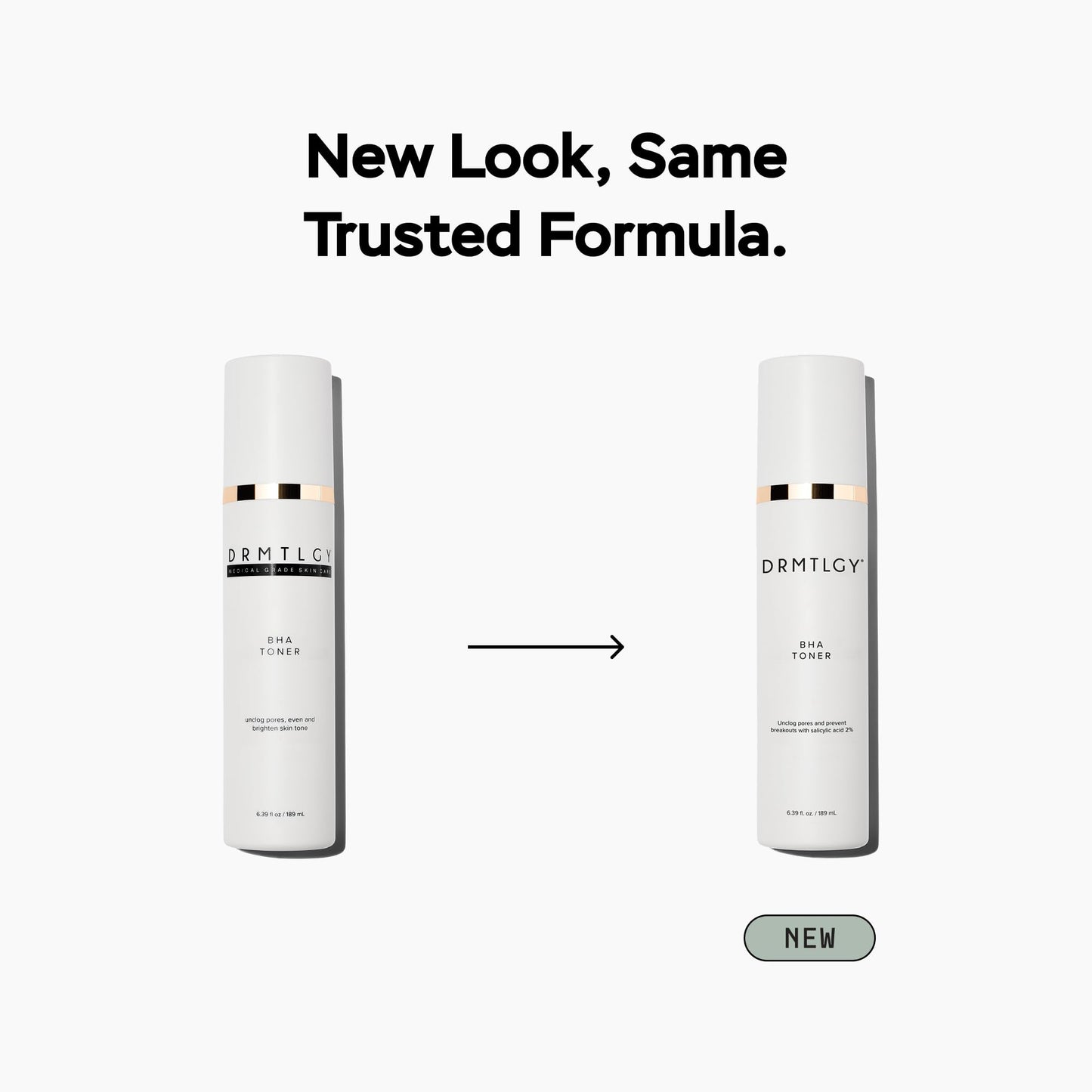 DRMTLGY BHA Clarifying Toner for Face – with 2% Salicylic Acid – Face Toner & Acne Treatment – Pore Reducing Skincare for Oily & Acne-Prone Skin (6.39 oz/189 ml)