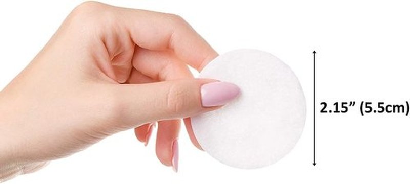 SoulSation Organic Cotton Rounds, Bulk 1200 Count - Makeup Remover Pads for Face, Lint-Free
