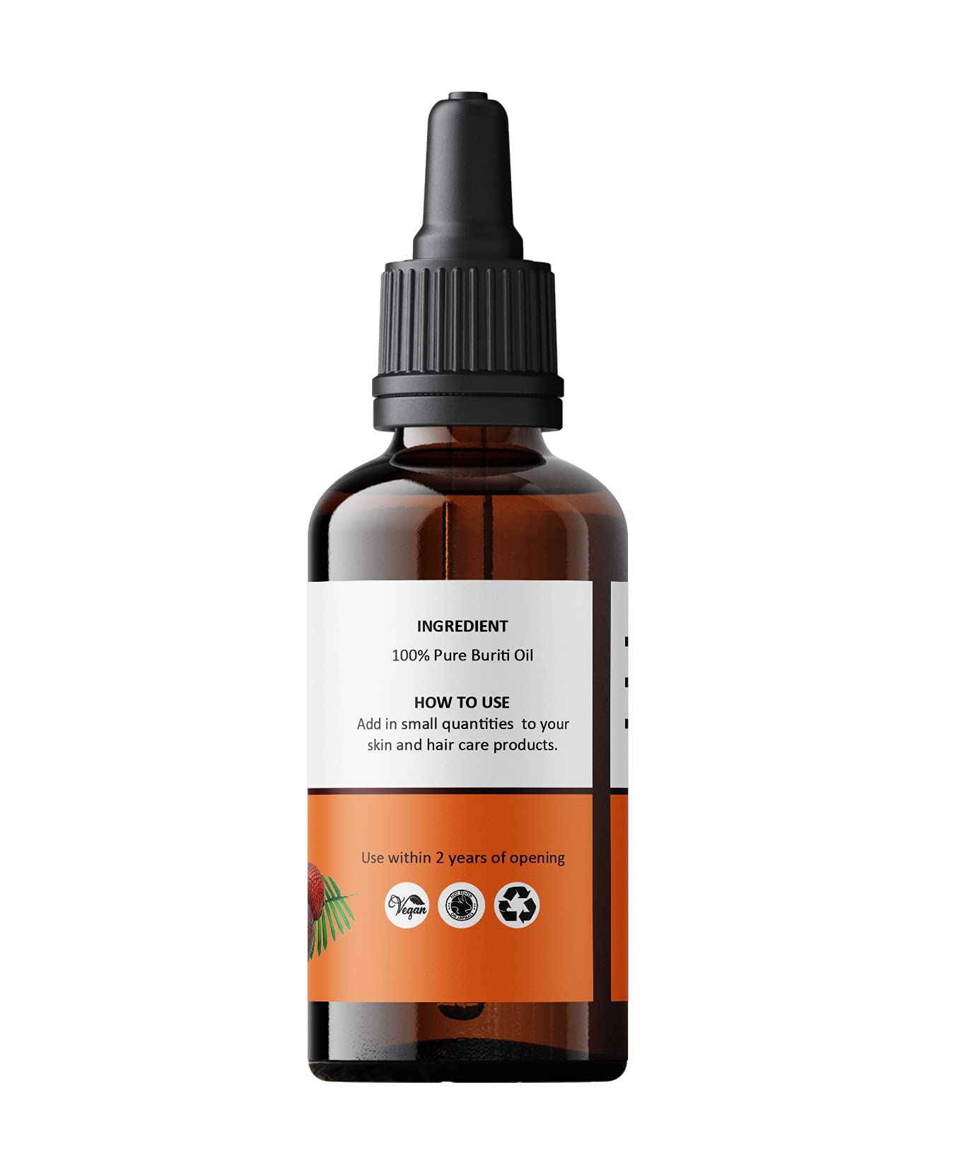 Unrefined Buriti Oil- Pure and Natural 2 oz by Oslove
