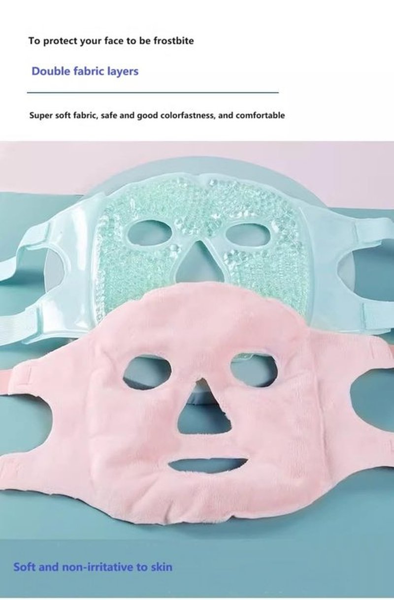 Gel Hot and Cold Face Eye Mask Ice Pack Reduce Face Puff,Dark Circles,Gel Hot Cold Compress,Face SPA for Woman Sleeping, Pressure, Headaches, Skin Care S, Face Ice Pack for Dark Circles & Face Depuffe