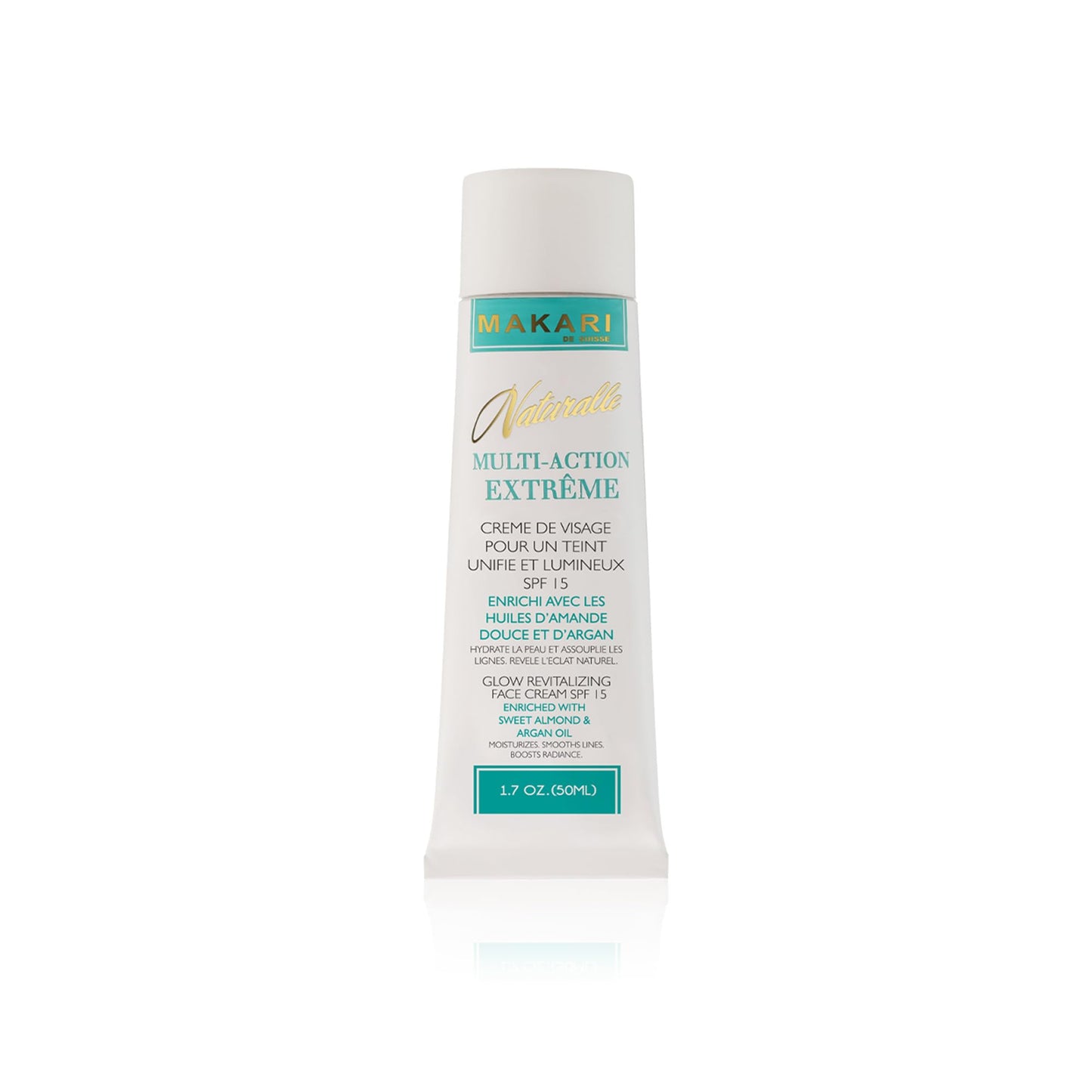 Makari Naturalle Multi-Action Extreme Moisturizing Brightening Cream (1.7 oz) | Clarifies Dark Spots and Blemishes | Protects Against Sun | Softens Skin | Recommended for Sensitive to Dry Skin Types